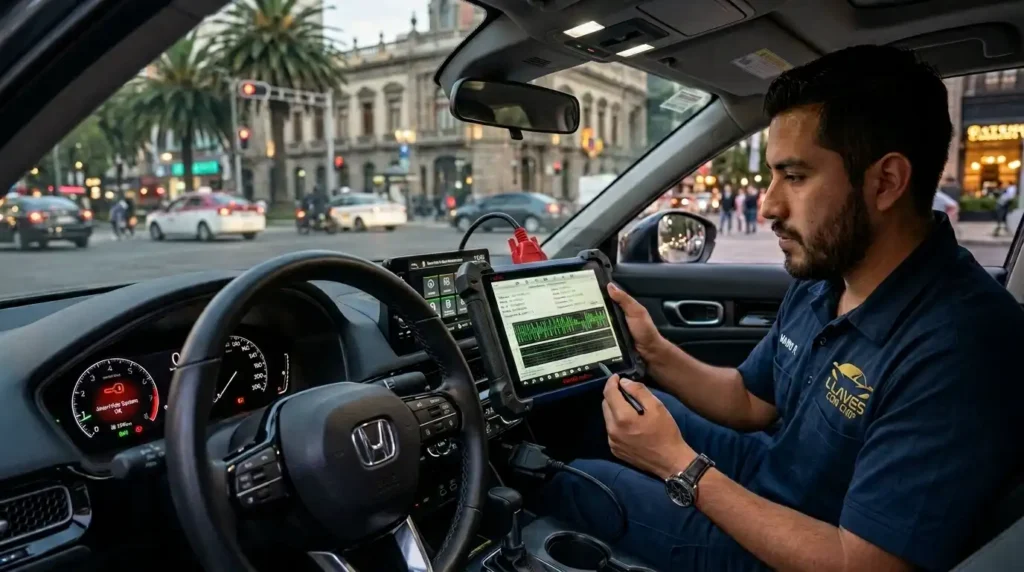 Diagnóstico y programación de inmovilizador de auto y computadora ECU en CDMX