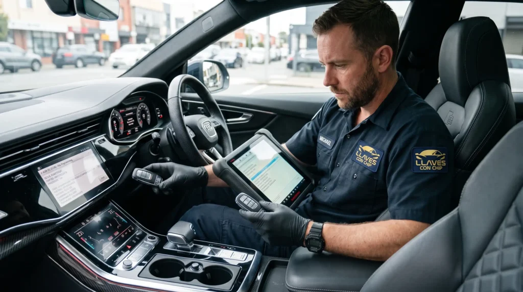 Expertos en chips y sistemas de seguridad modernos con escáneres automotrices en CDMX.